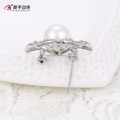 00013-xuping turc argent bijoux de couleur grosse une broche diamant perle